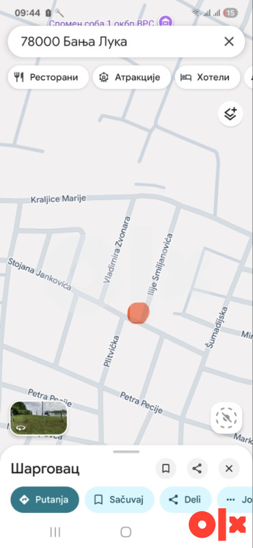 Plac 471 m2, B. Luka,Budžak 3