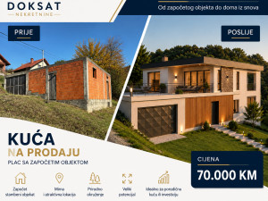 Kuća u izgradnji Gradačac 80m2+522m2