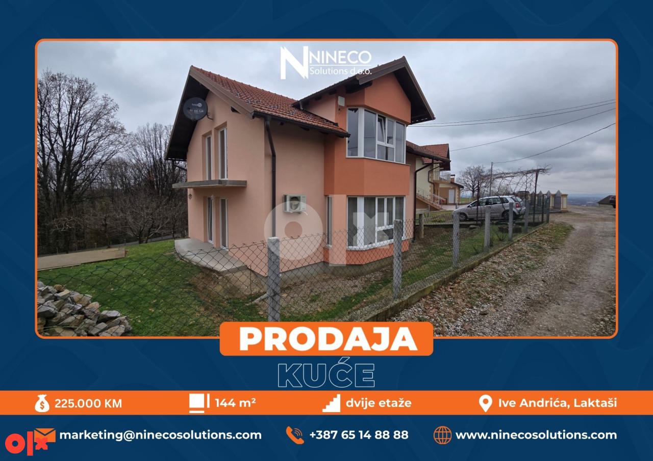 KUĆA - LAKTAŠI - 144 m2