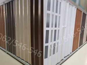 HARMONIKA VRATA 203x82cm/203x85cm/203x88cm HARMO VRATA