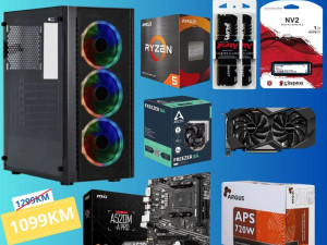 Racunar Gaming Ryzen 5 5500/RAM 16 GB/SSD 1 TB NV2/GTX 1660 Super