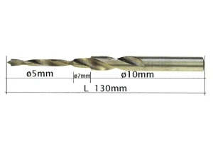 Stepenasta burgija za konfirmat vijke 130 mm