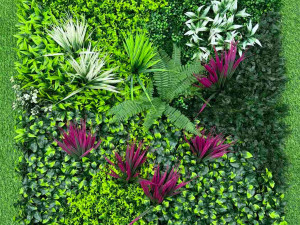 Zeleni Zid 1x1m Umjetno Zelenilo Sylva