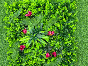 Zeleni Zid 50x50cm Umjetno Zelenilo Lucida