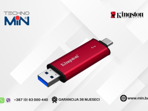 Kingston Dual Eksterni SSD 1TB USB 3.2 Gen2 Type-A/Type-C