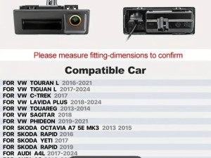 Rikverc kamera vw audi skoda