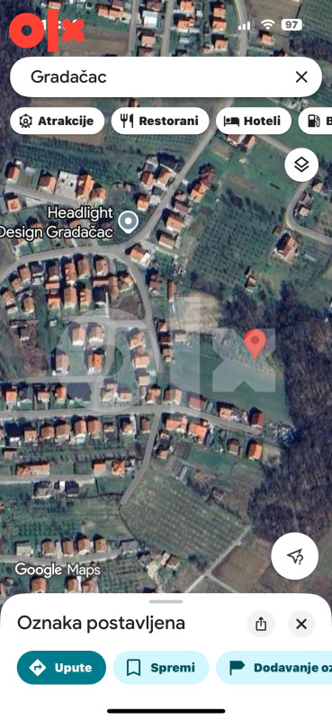 ATRAKTIVNO Zemljište za Urbanu Vilu  1200m2 INTIMA MIRNA LOKACIJA 5