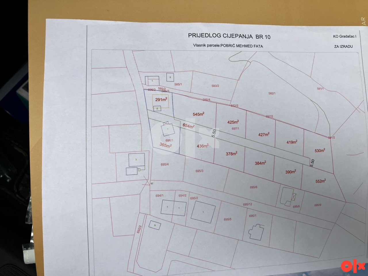 ATRAKTIVNO Zemljište za Urbanu Vilu  1200m2 INTIMA MIRNA LOKACIJA 3