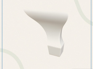 Noga/Nogica za namještaj Ayak H-7 Bijela