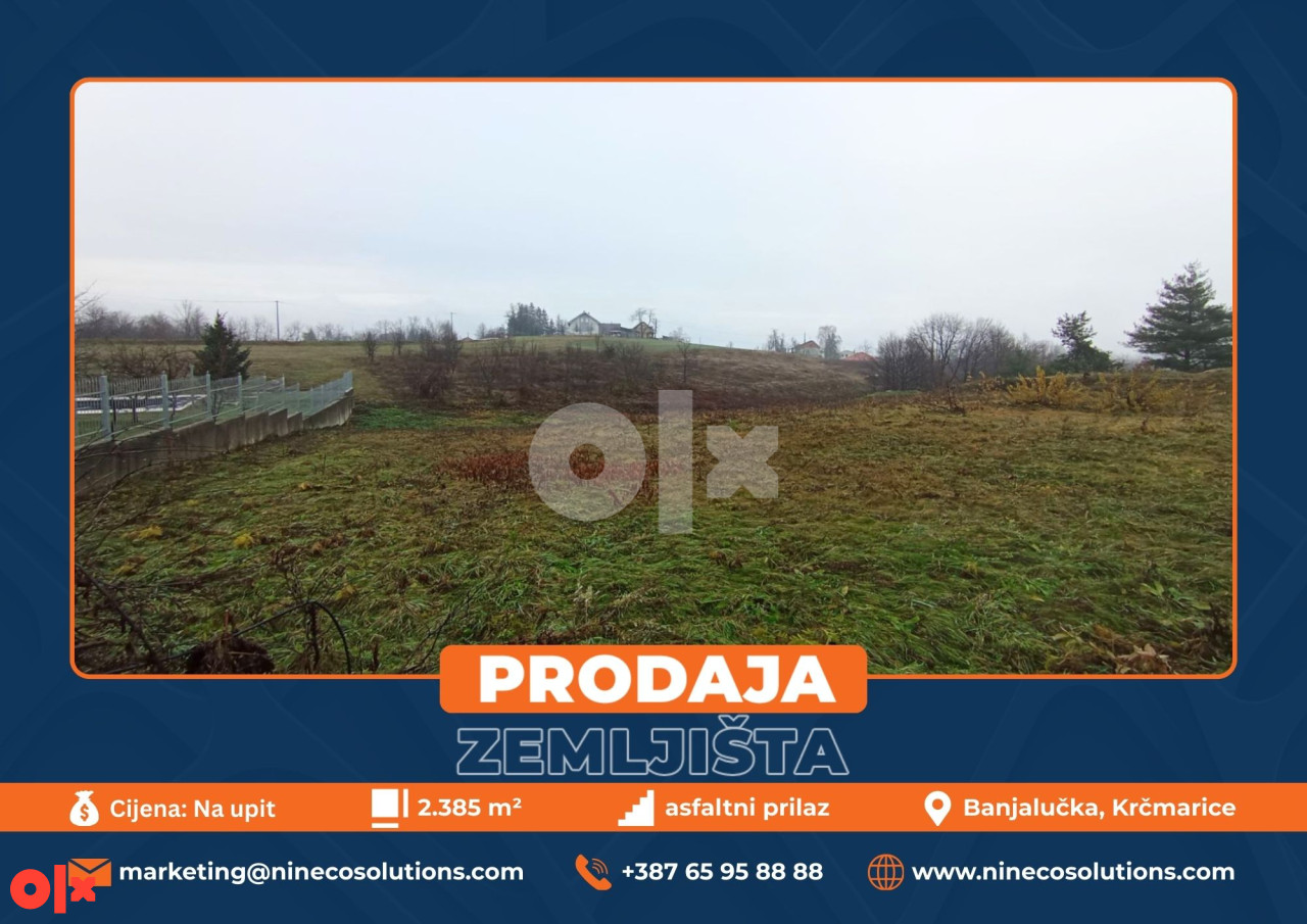 ZEMLJIŠTE - KRČMARICE - 2.385 m2