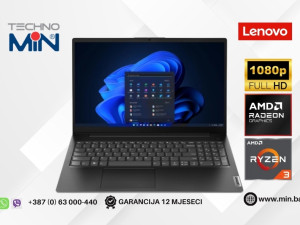 Lenovo V15 G4 15.6" FHD, AMD Ryzen 3 7320U, 16GB RAM, 512GB SSD