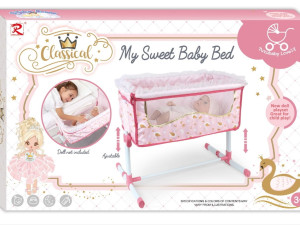 Krevetac za lutke, krevetić bebe djevojčice igračke