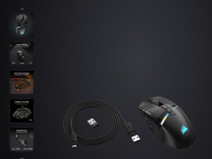 Corsair DarkStar Wireless RGB MMO Gaming Mouse 26000 dpi
