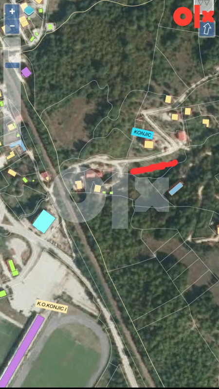 Zemljište Konjic 2000m2