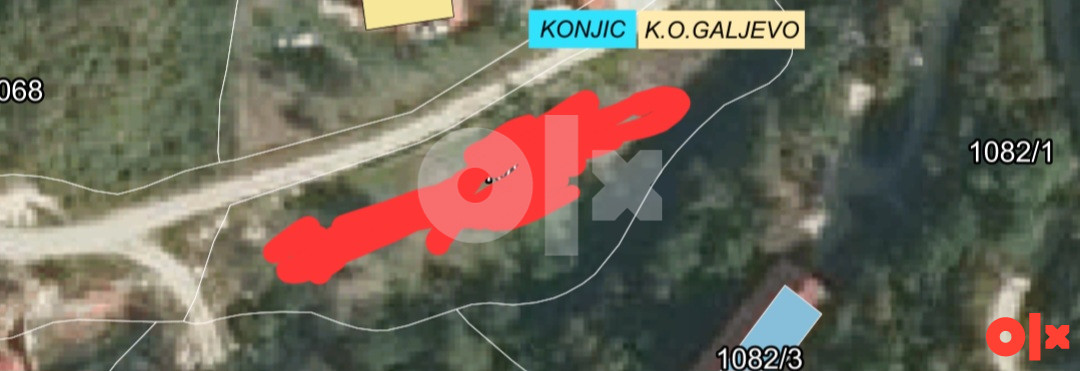 Zemljište Konjic 2000m2 2