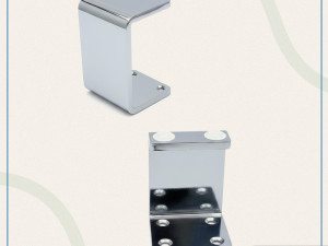 Noga/Nogica za namještaj Bern H-10 Chrom