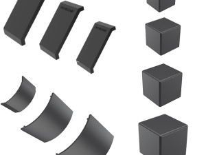 Plastični poklopci za uglove / ALU profil / ugaoni nosač / CNC