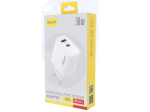 Digicell Ariya Dual Charger brzi punjac adapter USB A+C 38W