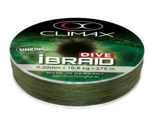 Struna Climax iBraid Dive Olive 135m 0,08mm