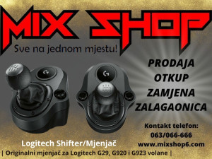 Logitech mjenjač Driving Force Shifter G29 G920 G923 ps4 ps5 4 5