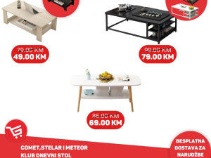 GIGA.BA COMET,STELAR I METEOR KLUB DNEVNI STOL