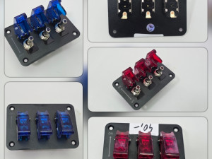 Pilot 3x prekidaci za auto univerzalni sa kucistem drzacem