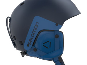 Ski kaciga SALOMON Brigade Audio Navy