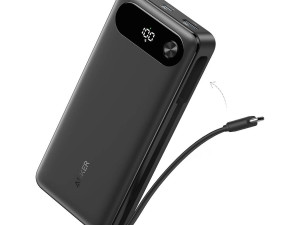 Anker Powerbank 20000 mAh, 87W sa USB-C kablom black
