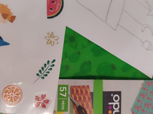 Kreativci kolaž papir veliki set 57 kom, igracke igra