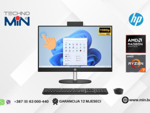 HP AiO 24-cr0107ny 23.8" Touch Ryzen 7 7730U, 16GB RAM, 512GB SSD