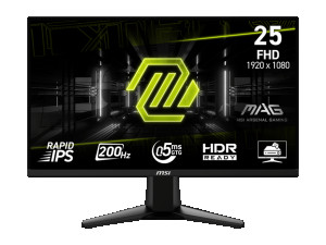 MSI GAMING MONITOR 200Hz / 25" / 0.5ms / FHD