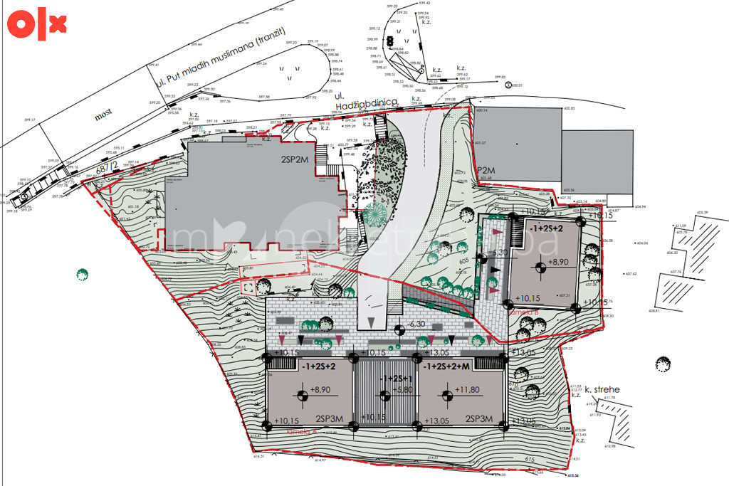 m2: Građevinsko zemljište iznad Tranzita / Stari Grad / 2704m2 5