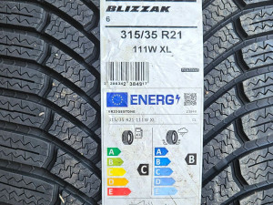 315/35R21 Bridgestone zimske