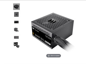 Thermaltake Smart BX3 650W 80+ Bronze ATX 3.1