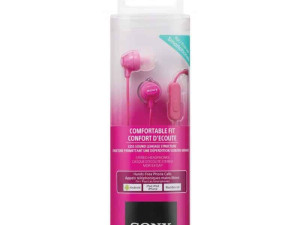 Sony slušalice EX-15 pink In-Ear, mikrofon