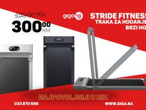 GIGA.BA STRIDE FITNESS TRAKA ZA HODANJE  VISE BOJA