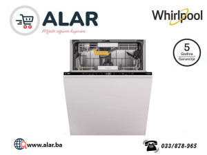WHIRLPOOL ugradbena mašina za suđe perilica 60 cm W8I HT40 T