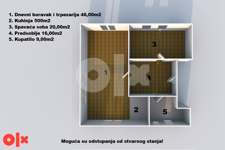 Komforan dvosoban stan u Centru, Skenderija 20