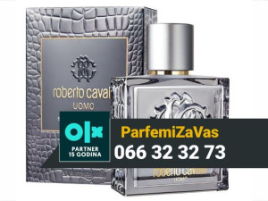 Roberto Cavalli Uomo Silver Essence 100ml Tester M