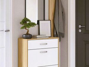 MODERNI CIPELAR BIJELA KOMODA