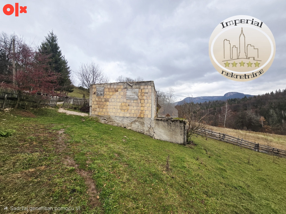 Zemljište Pale sa započetom vikendicom, Donja Ljubogašta, 1371m2 3
