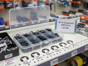 SET 580 E-Osigurača (E-Ring) M1.5-M10 Ugljični Čelik | NOVO