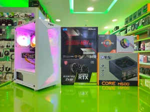 AKCIJA! Gaming PC Ryzen 5 PRO 2400G /16GB/RTX 3050 8GB/SSD 256GB