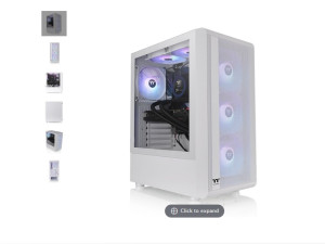 S200 Snow ARGB RX 9060 XT Challenger 16GB: Ryzen 5600X 32GB DDR4