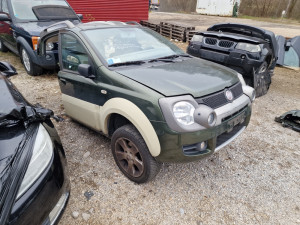 Prednja desna vrata zelena PANDA 2 CROSS 4X4 KROS lajsna rub