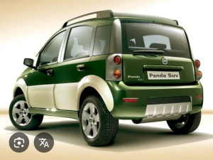 Zadnji branik greda šina PANDA CROSS 4X4 KROS zeleni 2