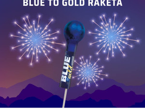 Raketa Blue to Gold Maks Mirnovec Pirotehnika