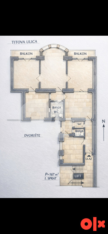 GRUNT - Sarajevo - Centar Maršala Tita 167 m2 18