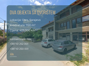 Dva objeta sa dvorištem - Otes, Sarajevo - Ilidža