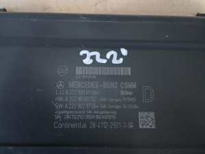 Mercedes W222 S Klasa kontrolni modul unutrašnjosti comfort